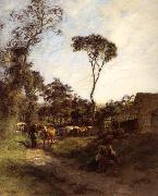 Lhermitte, Leon The Bleak Farm china oil painting reproduction